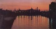 unknow artist Kremlin by Night china oil painting reproduction